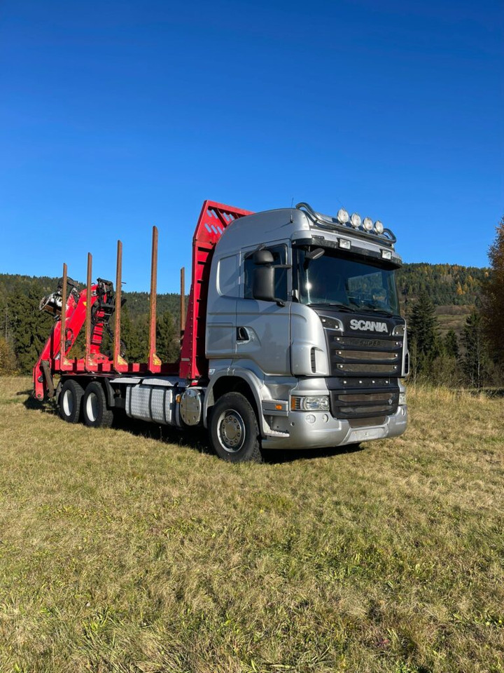 SCANIA R560 - Metsaveok, Kraanaga veoauto: pilt 1 SCANIA R560 - Metsaveok, Kraanaga veoauto: pilt 1