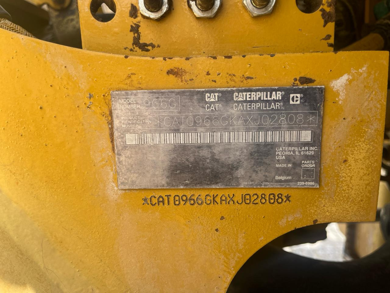 CATERPILLAR 966GII - Rataslaadur: pilt 2 CATERPILLAR 966GII - Rataslaadur: pilt 2