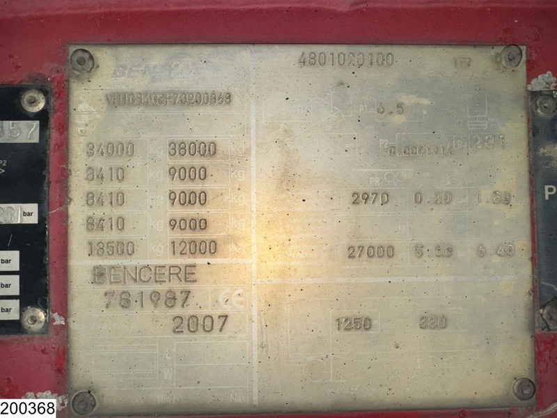 Benalu kipper 53m3 - Kallur-poolhaagis: pilt 4 Benalu kipper 53m3 - Kallur-poolhaagis: pilt 4