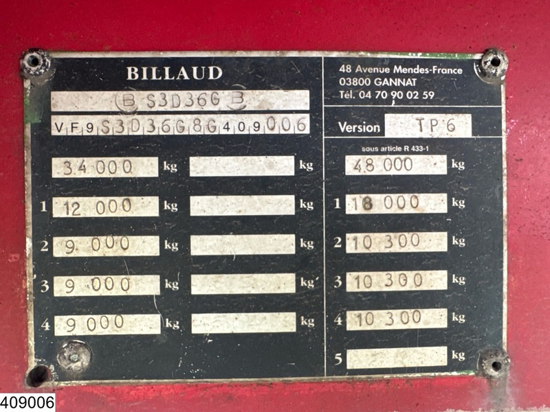 Billaud Chassis Wood transport, Jonsered, Extendable. - Metsaveo poolhaagis: pilt 4 Billaud Chassis Wood transport, Jonsered, Extendable. - Metsaveo poolhaagis: pilt 4