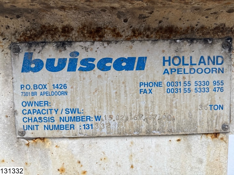 Buiscar HD36 10ft, 20ft, 30ft, 36.000KG - Konteinerveduk/ Tõstukiga poolhaagis: pilt 5 Buiscar HD36 10ft, 20ft, 30ft, 36.000KG - Konteinerveduk/ Tõstukiga poolhaagis: pilt 5