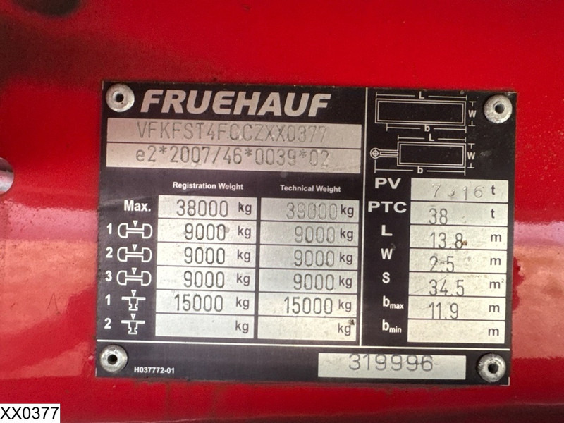 Fruehauf gesloten bak - Furgoonpoolhaagis: pilt 4 Fruehauf gesloten bak - Furgoonpoolhaagis: pilt 4
