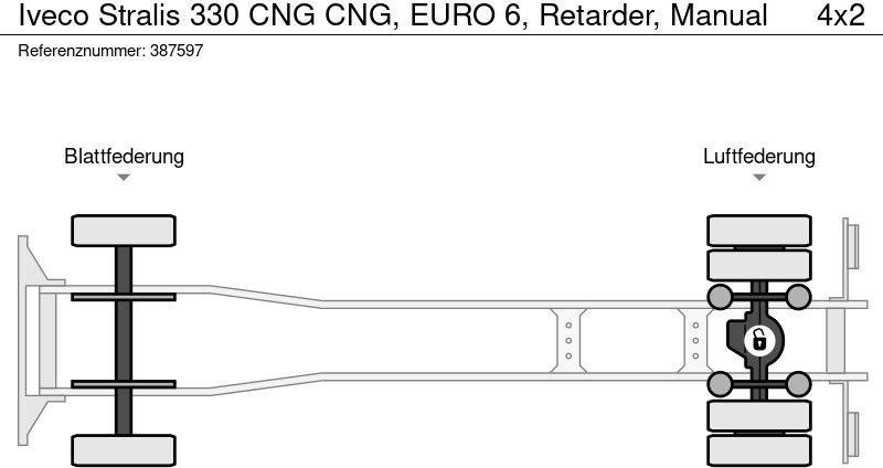 Külmutiga veoauto Iveco Stralis 330 CNG CNG, EURO 6, Retarder, Manual: pilt 15