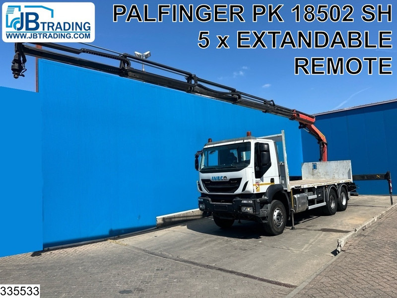 Iveco Trakker 360 6X4, EURO 6, Palfinger, Remote - Madelveok/ Platvormveok, Kraanaga veoauto: pilt 1 Iveco Trakker 360 6X4, EURO 6, Palfinger, Remote - Madelveok/ Platvormveok, Kraanaga veoauto: pilt 1