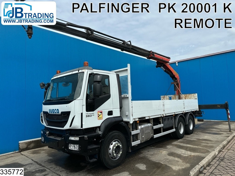 Iveco Trakker 360 6X4, EURO 6, Palfinger, Retarder, Steel suspension - Madelveok/ Platvormveok, Kraanaga veoauto: pilt 1 Iveco Trakker 360 6X4, EURO 6, Palfinger, Retarder, Steel suspension - Madelveok/ Platvormveok, Kraanaga veoauto: pilt 1