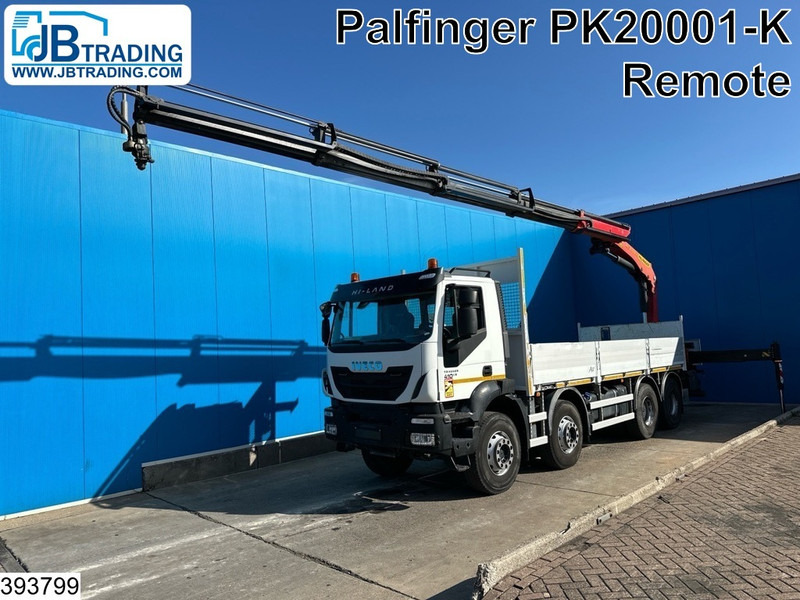 Iveco Trakker 410 8x4, EURO 6, Palfinger, Remote, Retarder - Madelveok/ Platvormveok, Kraanaga veoauto: pilt 1 Iveco Trakker 410 8x4, EURO 6, Palfinger, Remote, Retarder - Madelveok/ Platvormveok, Kraanaga veoauto: pilt 1