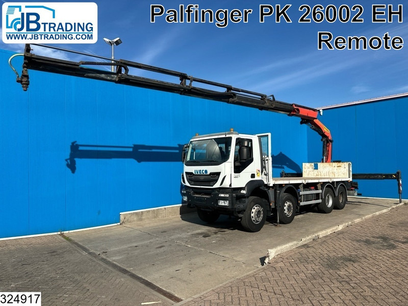Iveco Trakker 8x4, EURO 6, Palfinger, Remote - Madelveok/ Platvormveok, Kraanaga veoauto: pilt 1 Iveco Trakker 8x4, EURO 6, Palfinger, Remote - Madelveok/ Platvormveok, Kraanaga veoauto: pilt 1