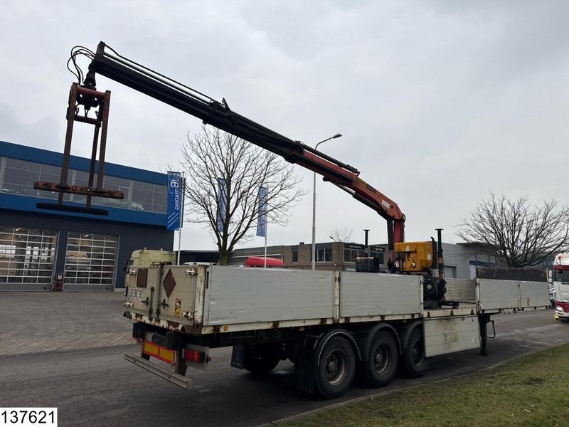 Platvorm/ Madelpoolhaagis Lecitrailer open laadbak Palfinger PK15500, Remote: pilt 11