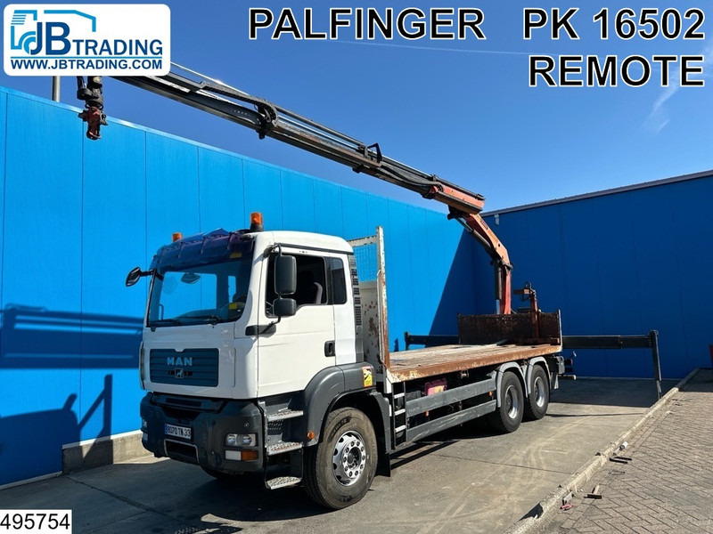 MAN TGA 26 360 6X4, Manual, Steel suspension, Palfinger - Madelveok/ Platvormveok, Kraanaga veoauto: pilt 1 MAN TGA 26 360 6X4, Manual, Steel suspension, Palfinger - Madelveok/ Platvormveok, Kraanaga veoauto: pilt 1