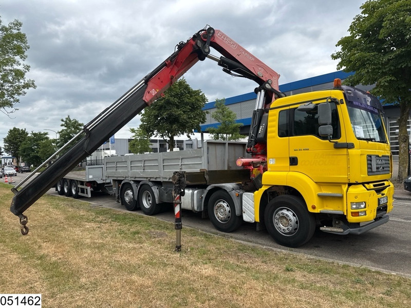 MAN TGA 35 400 8x2, Handgeschakeld, Fassi, Remote, Combi - Madelveok/ Platvormveok, Kraanaga veoauto: pilt 3 MAN TGA 35 400 8x2, Handgeschakeld, Fassi, Remote, Combi - Madelveok/ Platvormveok, Kraanaga veoauto: pilt 3