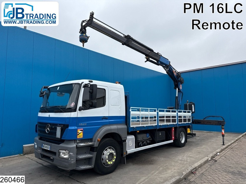 Mercedes-Benz Axor 1829 Manual, PM, Remote control - Madelveok/ Platvormveok, Kraanaga veoauto: pilt 1 Mercedes-Benz Axor 1829 Manual, PM, Remote control - Madelveok/ Platvormveok, Kraanaga veoauto: pilt 1