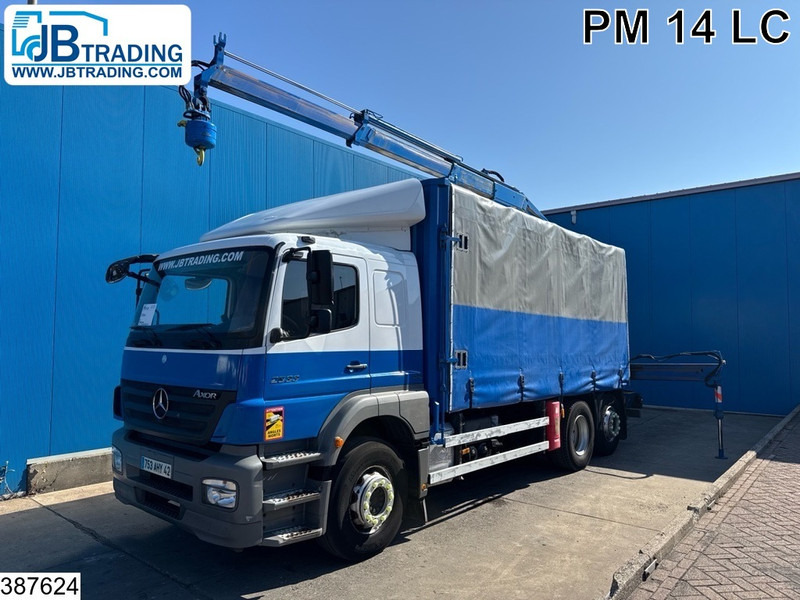 Mercedes-Benz Axor 2533 6X2, PM, Remote - Madelveok/ Platvormveok, Kraanaga veoauto: pilt 1 Mercedes-Benz Axor 2533 6X2, PM, Remote - Madelveok/ Platvormveok, Kraanaga veoauto: pilt 1
