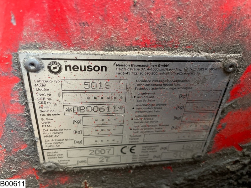 Neuson 501 S 510KG, 3.5M, 2417h - Rataslaadur: pilt 5 Neuson 501 S 510KG, 3.5M, 2417h - Rataslaadur: pilt 5