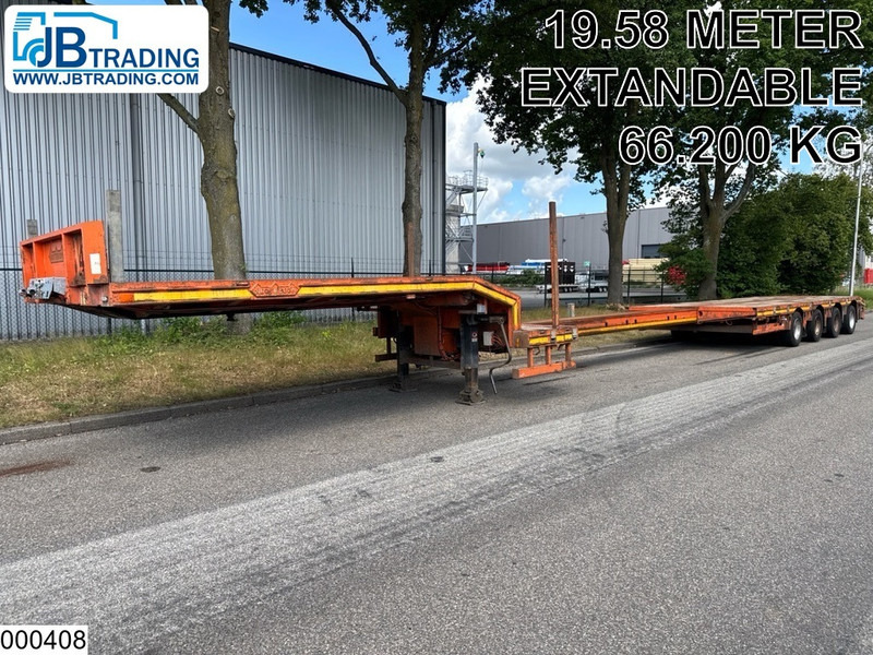 Nooteboom Lowbed 19.58 Meter, Extandable, Twistlocks - Madal platvormpoolhaagis: pilt 1 Nooteboom Lowbed 19.58 Meter, Extandable, Twistlocks - Madal platvormpoolhaagis: pilt 1