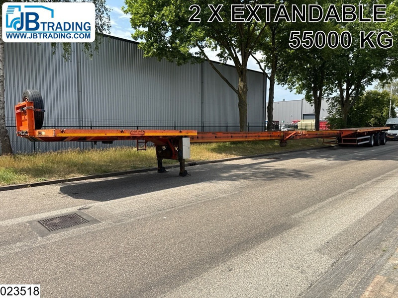 Nooteboom open laadbak 55000 KG, 28.95 m, 2 X Extandable - Platvorm/ Madelpoolhaagis: pilt 1 Nooteboom open laadbak 55000 KG, 28.95 m, 2 X Extandable - Platvorm/ Madelpoolhaagis: pilt 1
