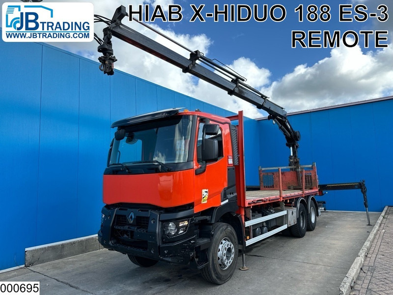 Renault C 430 EURO 6, Steel spring suspension, Hiab - Madelveok/ Platvormveok, Kraanaga veoauto: pilt 1 Renault C 430 EURO 6, Steel spring suspension, Hiab - Madelveok/ Platvormveok, Kraanaga veoauto: pilt 1