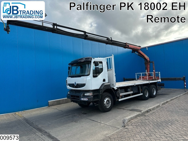 Renault Kerax 380 Dxi 6X4, EURO 6, Retarder, Palfinger, Remote - Madelveok/ Platvormveok, Kraanaga veoauto: pilt 1 Renault Kerax 380 Dxi 6X4, EURO 6, Retarder, Palfinger, Remote - Madelveok/ Platvormveok, Kraanaga veoauto: pilt 1