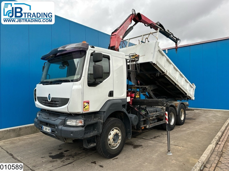 Renault Kerax 430 Dxi 6x4, Leaf spring suspension, Fassi F110XS.22 - Kallurauto, Kraanaga veoauto: pilt 1 Renault Kerax 430 Dxi 6x4, Leaf spring suspension, Fassi F110XS.22 - Kallurauto, Kraanaga veoauto: pilt 1