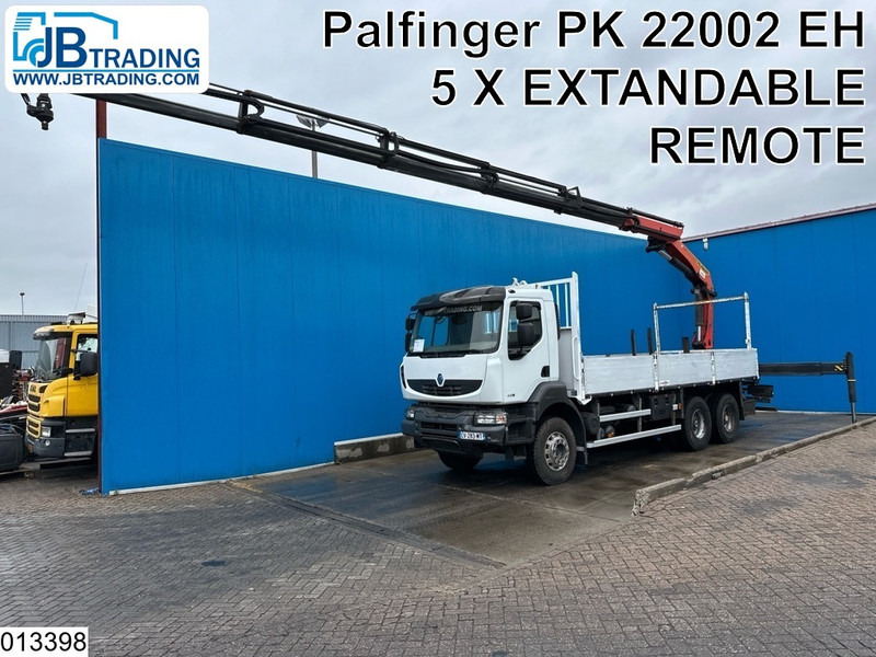 Renault Kerax 430 Dxi EURO 5, Retarder, Steel suspension, Palfinger - Madelveok/ Platvormveok, Kraanaga veoauto: pilt 1 Renault Kerax 430 Dxi EURO 5, Retarder, Steel suspension, Palfinger - Madelveok/ Platvormveok, Kraanaga veoauto: pilt 1