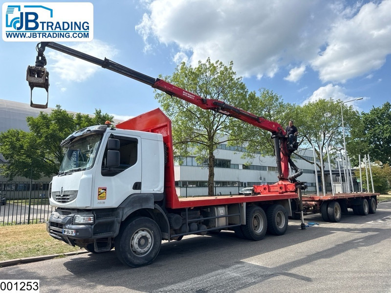 Renault Kerax 450 Dxi 6x4, Manual, Steel, Palfinger, Combi - Metsaveok, Kraanaga veoauto: pilt 1 Renault Kerax 450 Dxi 6x4, Manual, Steel, Palfinger, Combi - Metsaveok, Kraanaga veoauto: pilt 1