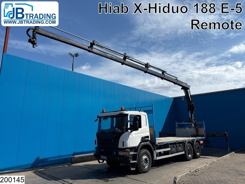 Scania P 410 6x4, EURO 6, Retarder, HIAB, Remote - Madelveok/ Platvormveok, Kraanaga veoauto: pilt 1 Scania P 410 6x4, EURO 6, Retarder, HIAB, Remote - Madelveok/ Platvormveok, Kraanaga veoauto: pilt 1