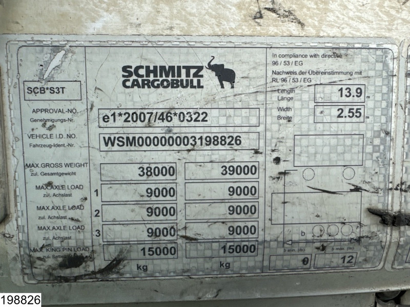 Schmitz Cargobull Tautliner Dhollandia - Tentpoolhaagis: pilt 4 Schmitz Cargobull Tautliner Dhollandia - Tentpoolhaagis: pilt 4