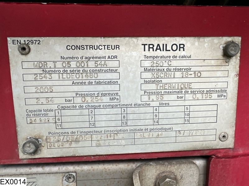 Trailor Bitum 34122 Liter, 1 Compartment - Tsistern poolhaagis: pilt 3 Trailor Bitum 34122 Liter, 1 Compartment - Tsistern poolhaagis: pilt 3