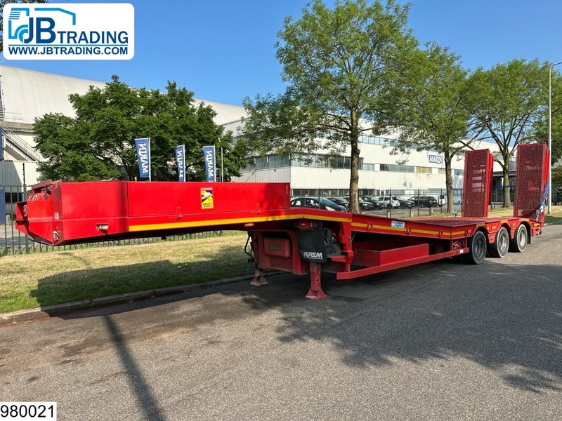 Verem Lowbed 45,000KG, Steering axle, Hydraulic, Winch - Madal platvormpoolhaagis: pilt 1 Verem Lowbed 45,000KG, Steering axle, Hydraulic, Winch - Madal platvormpoolhaagis: pilt 1