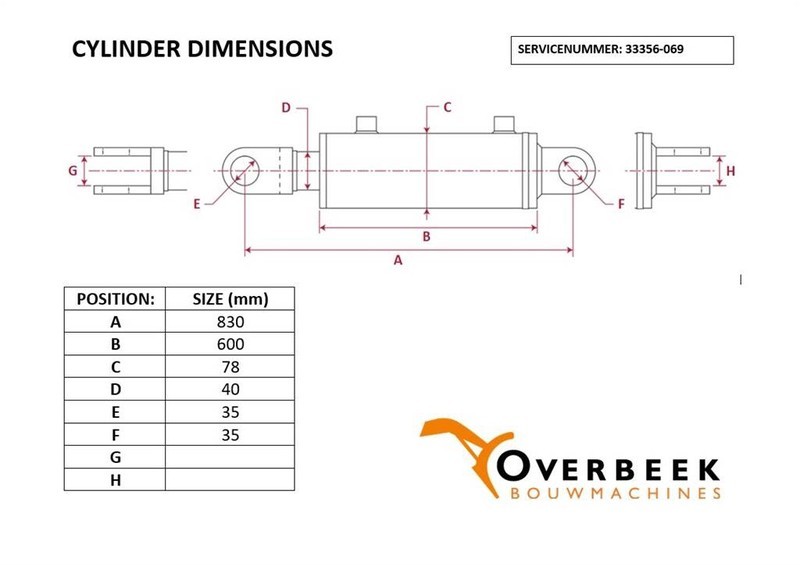 Atlas - Lifting cylinder/Hubzylinder/Hefcilinder - Hüdraulika: pilt 4 Atlas - Lifting cylinder/Hubzylinder/Hefcilinder - Hüdraulika: pilt 4