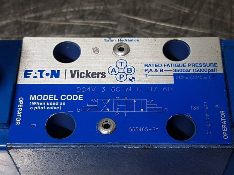 EATON DG4V36CMUH760-565465-SY-Valve/Ventile/Ventiel - Hüdraulika: pilt 4 EATON DG4V36CMUH760-565465-SY-Valve/Ventile/Ventiel - Hüdraulika: pilt 4