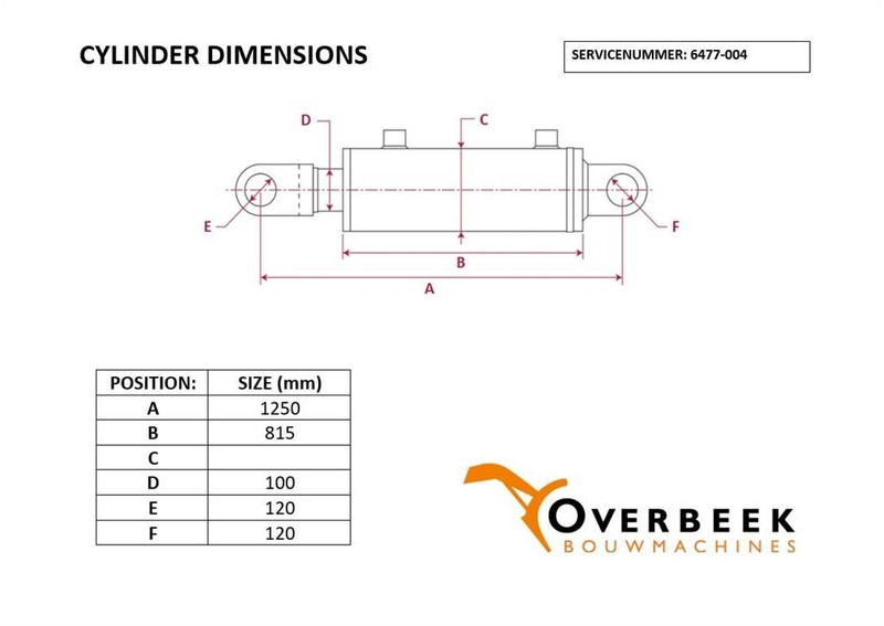 Komatsu WA470/480 - Cylinder/Zylinder/Cilinder - Hüdraulika - Ehitusmasinad: pilt 4 Komatsu WA470/480 - Cylinder/Zylinder/Cilinder - Hüdraulika - Ehitusmasinad: pilt 4