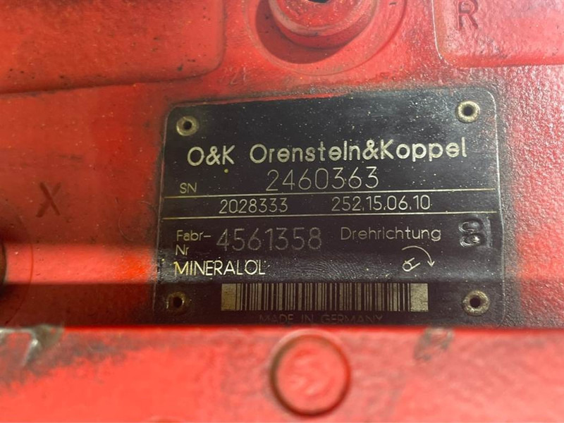 O & K MH6.5-2460363-Drive pump/Fahrpumpe/Rijpomp - Hüdraulika - Ehitusmasinad: pilt 4 O & K MH6.5-2460363-Drive pump/Fahrpumpe/Rijpomp - Hüdraulika - Ehitusmasinad: pilt 4