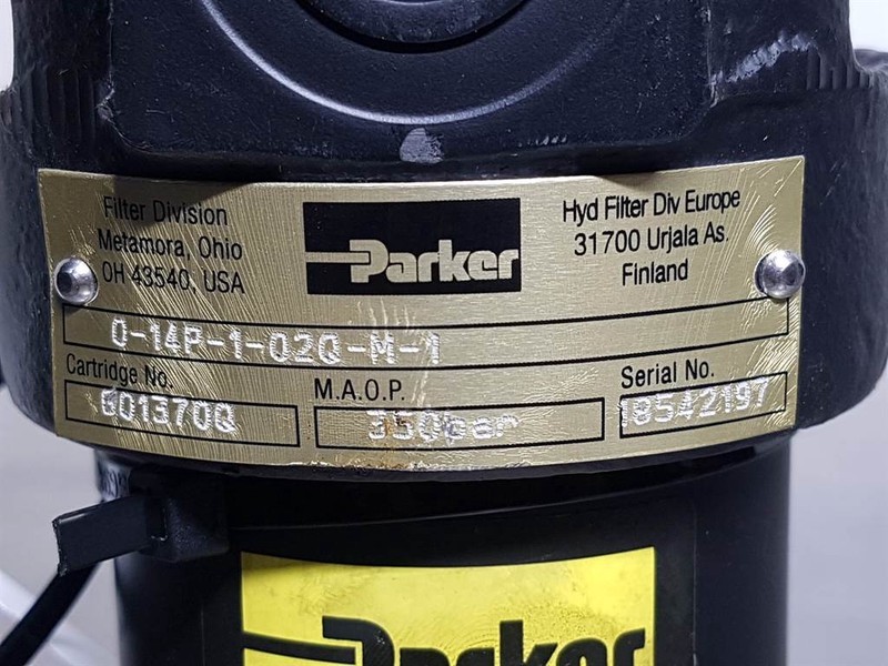 Parker 0-14P-1-02Q-M-1 - Pressure filters/Persfilters - Hüdraulika: pilt 4 Parker 0-14P-1-02Q-M-1 - Pressure filters/Persfilters - Hüdraulika: pilt 4