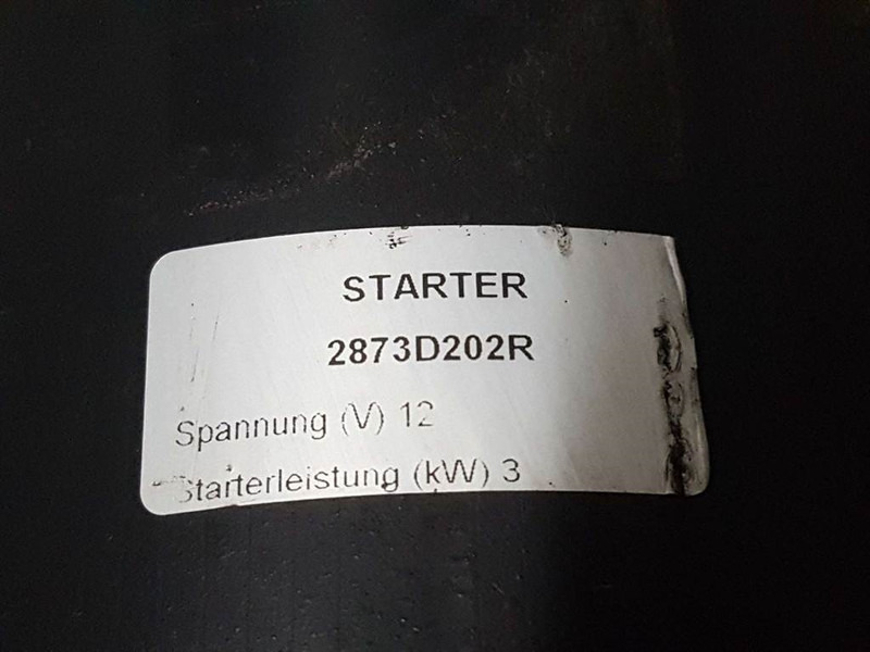 Perkins 1006-12V 10T 3,0KW-Starter/Anlasser/Startmotor - Mootor - Ehitusmasinad: pilt 5 Perkins 1006-12V 10T 3,0KW-Starter/Anlasser/Startmotor - Mootor - Ehitusmasinad: pilt 5
