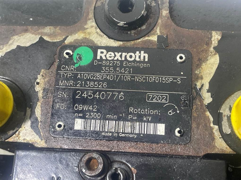 Rexroth A10VG28EP4D1/10R-Drive pump/Fahrpumpe/Rijpomp - Hüdraulika - Ehitusmasinad: pilt 4 Rexroth A10VG28EP4D1/10R-Drive pump/Fahrpumpe/Rijpomp - Hüdraulika - Ehitusmasinad: pilt 4