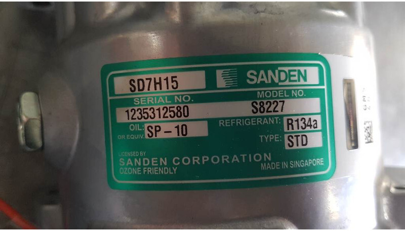 SANDEN SD7H15-S8227-Compressor/Kompressor/Aircopom - Mootor ja varuosad - Ehitusmasinad: pilt 3 SANDEN SD7H15-S8227-Compressor/Kompressor/Aircopom - Mootor ja varuosad - Ehitusmasinad: pilt 3