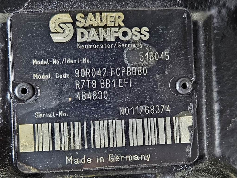 Sauer Danfoss 90R042FCPBB80R7T8-Drive pump/Fahrpumpe/Rijpomp - Hüdraulika - Ehitusmasinad: pilt 5 Sauer Danfoss 90R042FCPBB80R7T8-Drive pump/Fahrpumpe/Rijpomp - Hüdraulika - Ehitusmasinad: pilt 5