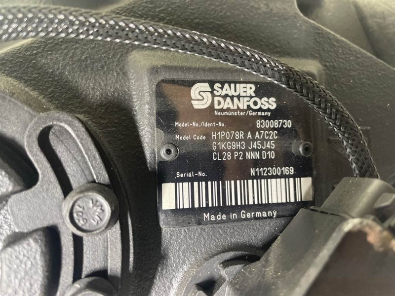 Sauer Danfoss H1P078R-83008730-Drive pump/Fahrpumpe/Rijpomp - Hüdraulika - Ehitusmasinad: pilt 4 Sauer Danfoss H1P078R-83008730-Drive pump/Fahrpumpe/Rijpomp - Hüdraulika - Ehitusmasinad: pilt 4