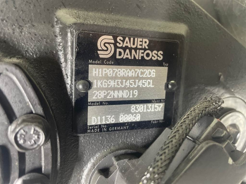 Sauer Danfoss H1P078R-83013157-Drive pump/Fahrpumpe/Rijpomp - Hüdraulika - Ehitusmasinad: pilt 4 Sauer Danfoss H1P078R-83013157-Drive pump/Fahrpumpe/Rijpomp - Hüdraulika - Ehitusmasinad: pilt 4
