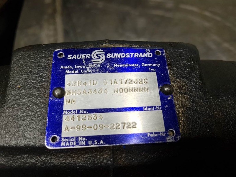 Sauer Sundstrand 42R41DG1A172J2C - Kramer - Pump - Hüdraulika: pilt 3 Sauer Sundstrand 42R41DG1A172J2C - Kramer - Pump - Hüdraulika: pilt 3