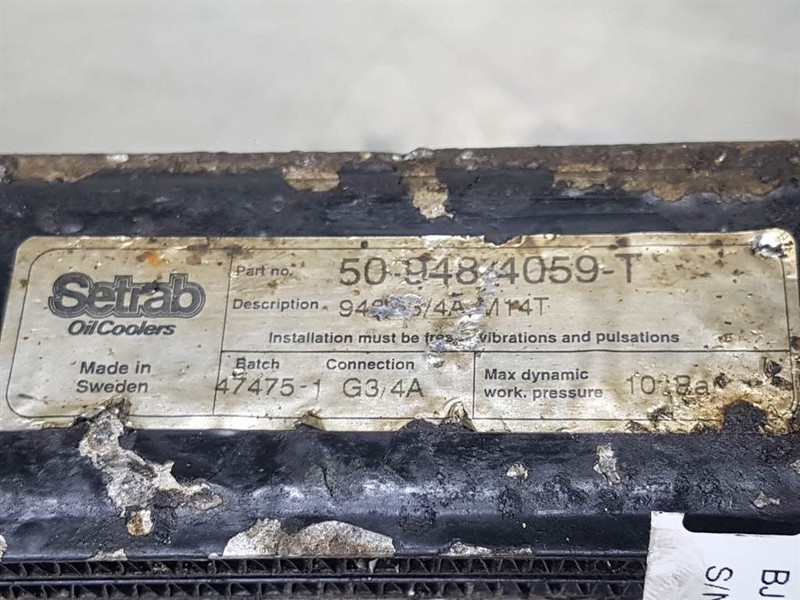 Setrab 50-948/4059-T - Oil cooler/Ölkühler/Oliekoe - Hüdraulika - Ehitusmasinad: pilt 4 Setrab 50-948/4059-T - Oil cooler/Ölkühler/Oliekoe - Hüdraulika - Ehitusmasinad: pilt 4