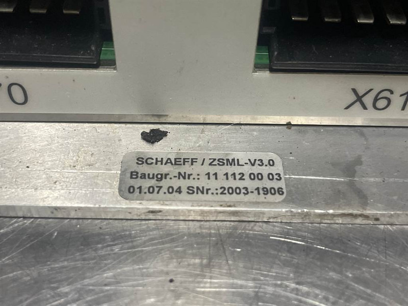 Terex Schaeff 5322000003-ZSML-V3.0-Control box/Steuermodul - Elektrisüsteem - Ehitusmasinad: pilt 4 Terex Schaeff 5322000003-ZSML-V3.0-Control box/Steuermodul - Elektrisüsteem - Ehitusmasinad: pilt 4