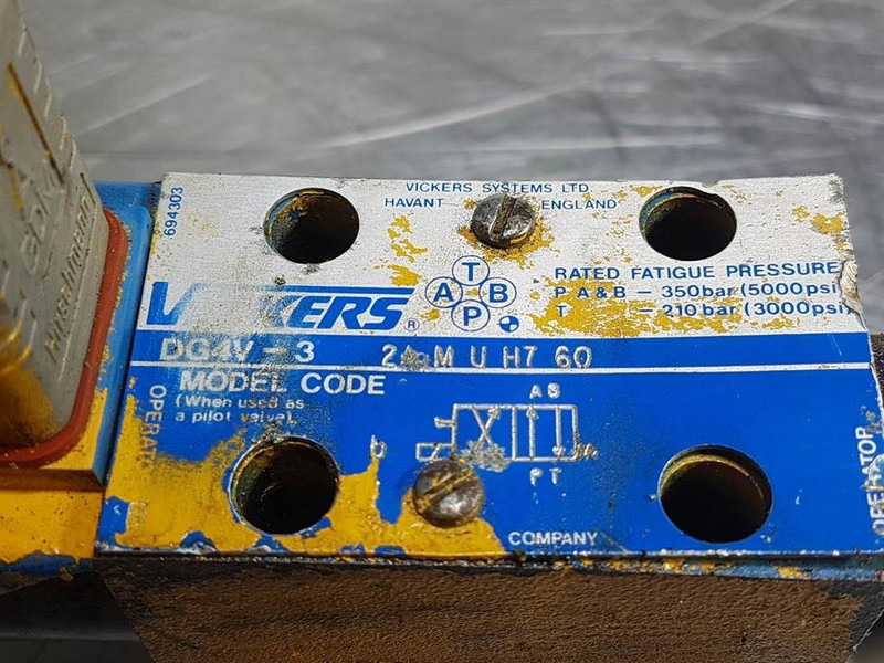 Vickers DG4V32AMUH760 - Valve/Ventile/Ventiel - Hüdraulika - Ehitusmasinad: pilt 3 Vickers DG4V32AMUH760 - Valve/Ventile/Ventiel - Hüdraulika - Ehitusmasinad: pilt 3