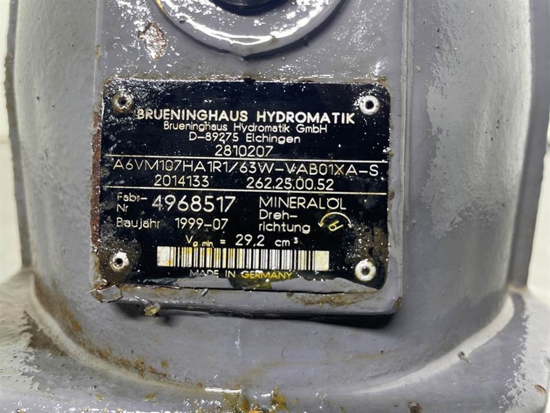 Volvo L30D-ZM2810207-Brueninghaus A6VM107-Drive motor - Hüdraulika - Ehitusmasinad: pilt 4 Volvo L30D-ZM2810207-Brueninghaus A6VM107-Drive motor - Hüdraulika - Ehitusmasinad: pilt 4