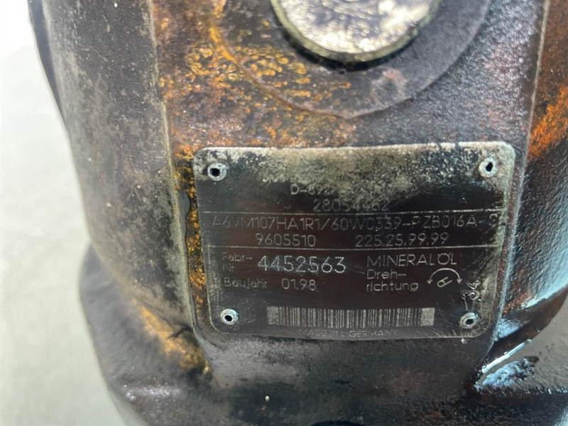 Zettelmeyer ZL602-28054462-Brueninghaus A6VM107-Drive motor - Hüdraulika - Ehitusmasinad: pilt 4 Zettelmeyer ZL602-28054462-Brueninghaus A6VM107-Drive motor - Hüdraulika - Ehitusmasinad: pilt 4