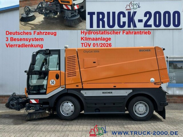Bucher City Cat 5006 3Besen Sweeper 4 Radlenkung - Tänavapühkimismasin: pilt 1 Bucher City Cat 5006 3Besen Sweeper 4 Radlenkung - Tänavapühkimismasin: pilt 1