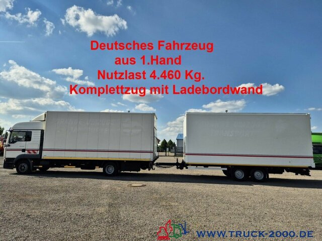 MAN TGL 8.210 Möbel Komplettzug Klima 4,5t. Nutzlast - Tent veoauto: pilt 1 MAN TGL 8.210 Möbel Komplettzug Klima 4,5t. Nutzlast - Tent veoauto: pilt 1