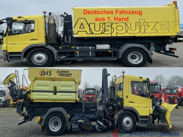 Mercedes-Benz 1524 Winterdienst - Streuer - Kehrmaschine 1.Hd - Tänavapühkimismasin: pilt 1 Mercedes-Benz 1524 Winterdienst - Streuer - Kehrmaschine 1.Hd - Tänavapühkimismasin: pilt 1