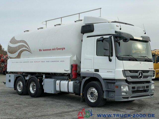 Vaakumveok Mercedes-Benz Actros 2544 Silo Holz Pellets 28m³ inkl. Waage: pilt 11