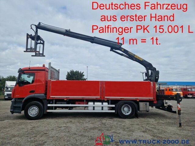 Mercedes-Benz Arocs 1836 Kran PK15001L 11m=1t. 5+6.Steuerkreis - Madelveok/ Platvormveok, Kraanaga veoauto: pilt 1 Mercedes-Benz Arocs 1836 Kran PK15001L 11m=1t. 5+6.Steuerkreis - Madelveok/ Platvormveok, Kraanaga veoauto: pilt 1